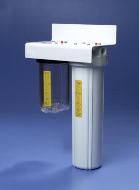 Dual Housing Water Filter System - Does not include filters